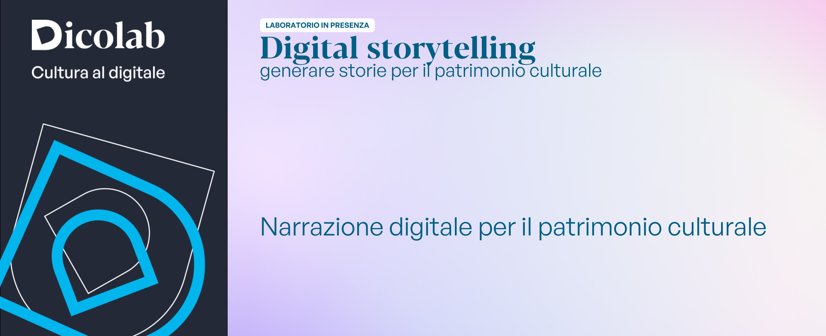 Narrazione digitale per il patrimonio culturale 